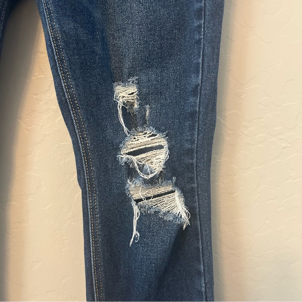 Old Navy high rise rockstar super skinny distressed jeans size 4 - Picture 6 of 16